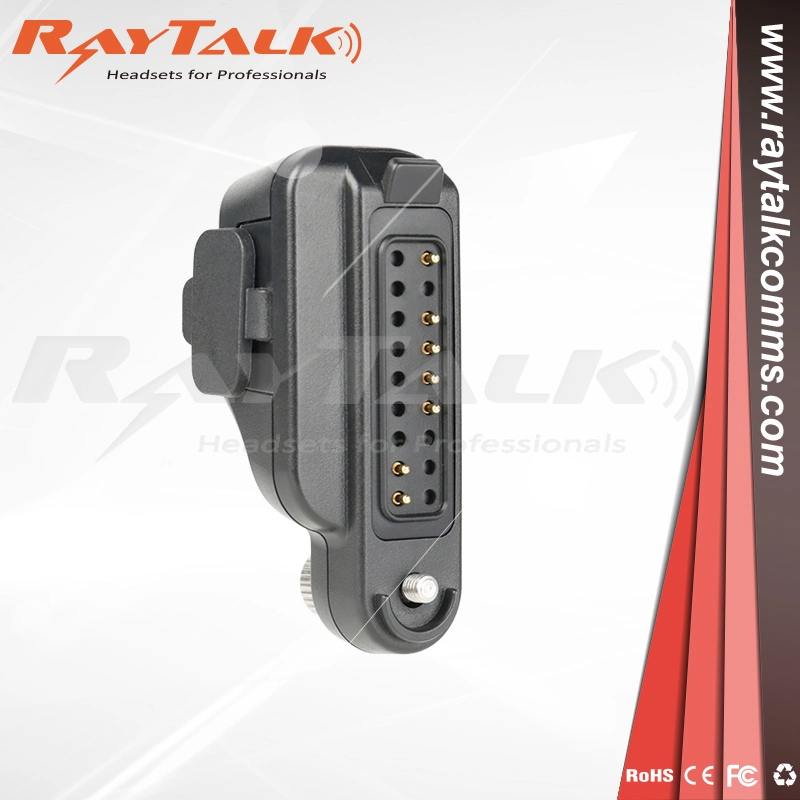 Audio Adapter for I-COM IC-F3262D, F4262D Series (14 pin) , IC-D4262dt/Ds, IC-F4400ds to Motorola 2 Pin Connector