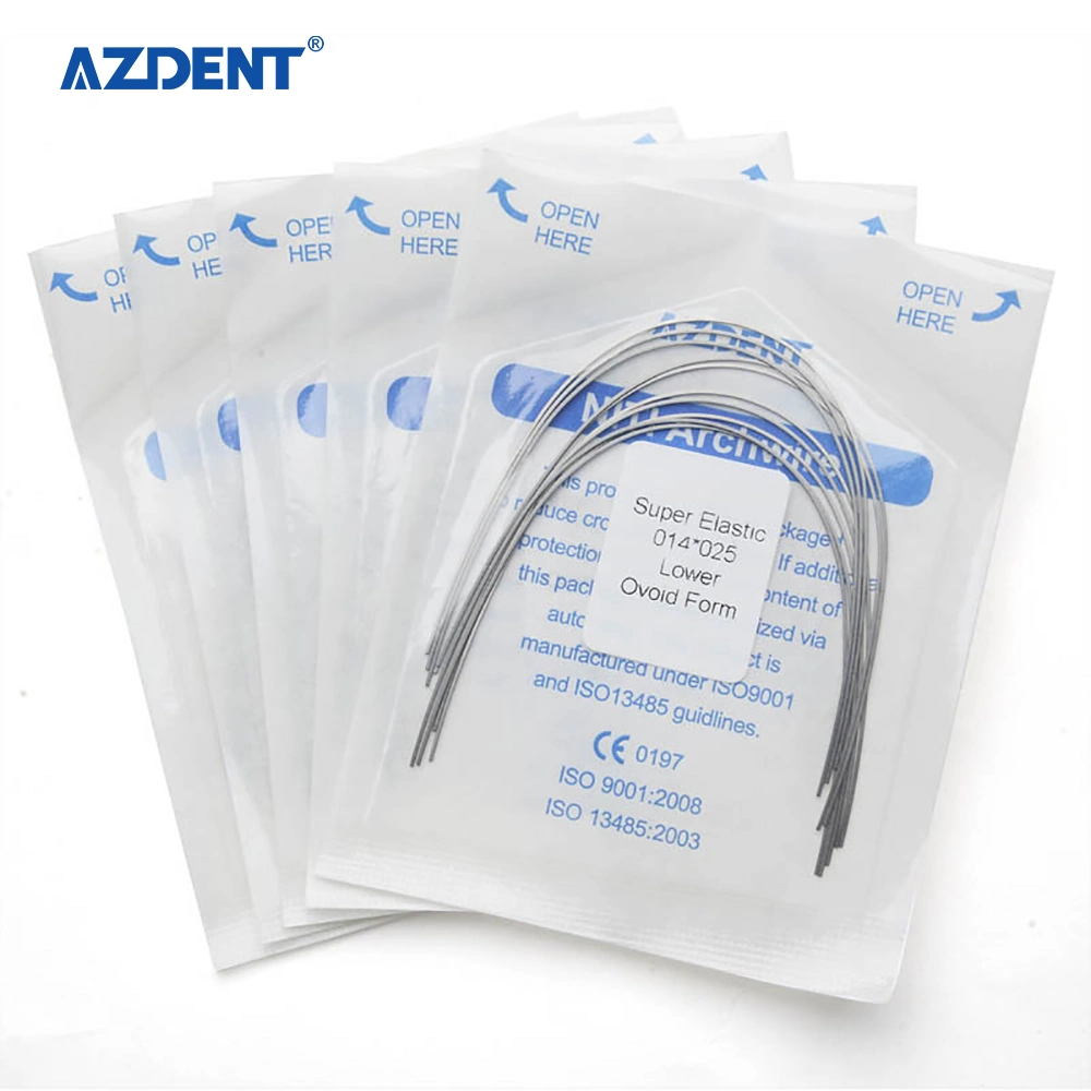 Dental Super Elastic Niti Rectangular Orthodontic Arch Wire